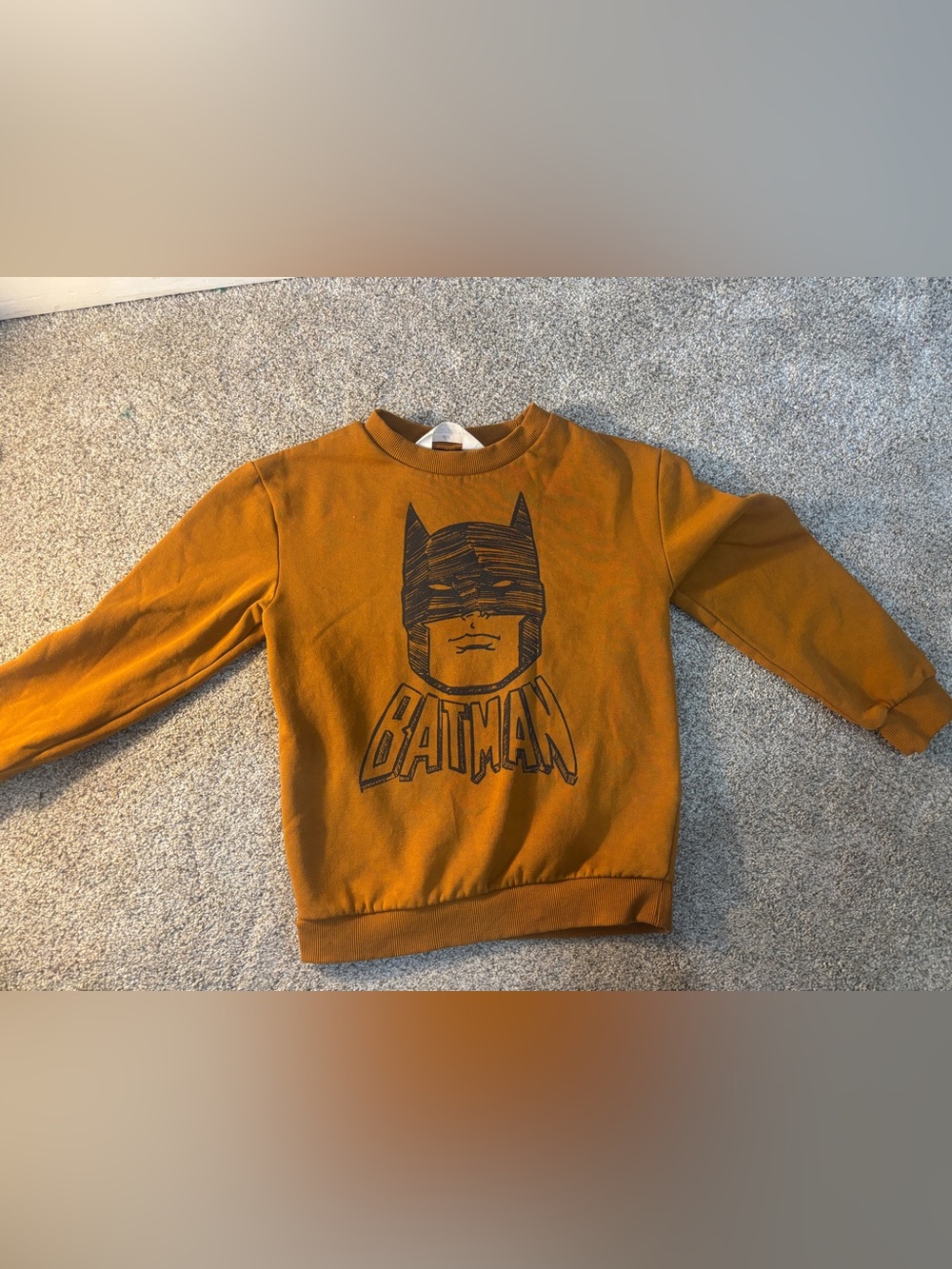 H&M Little Boy Batman Pullover Sweatshirt Size 6X/7